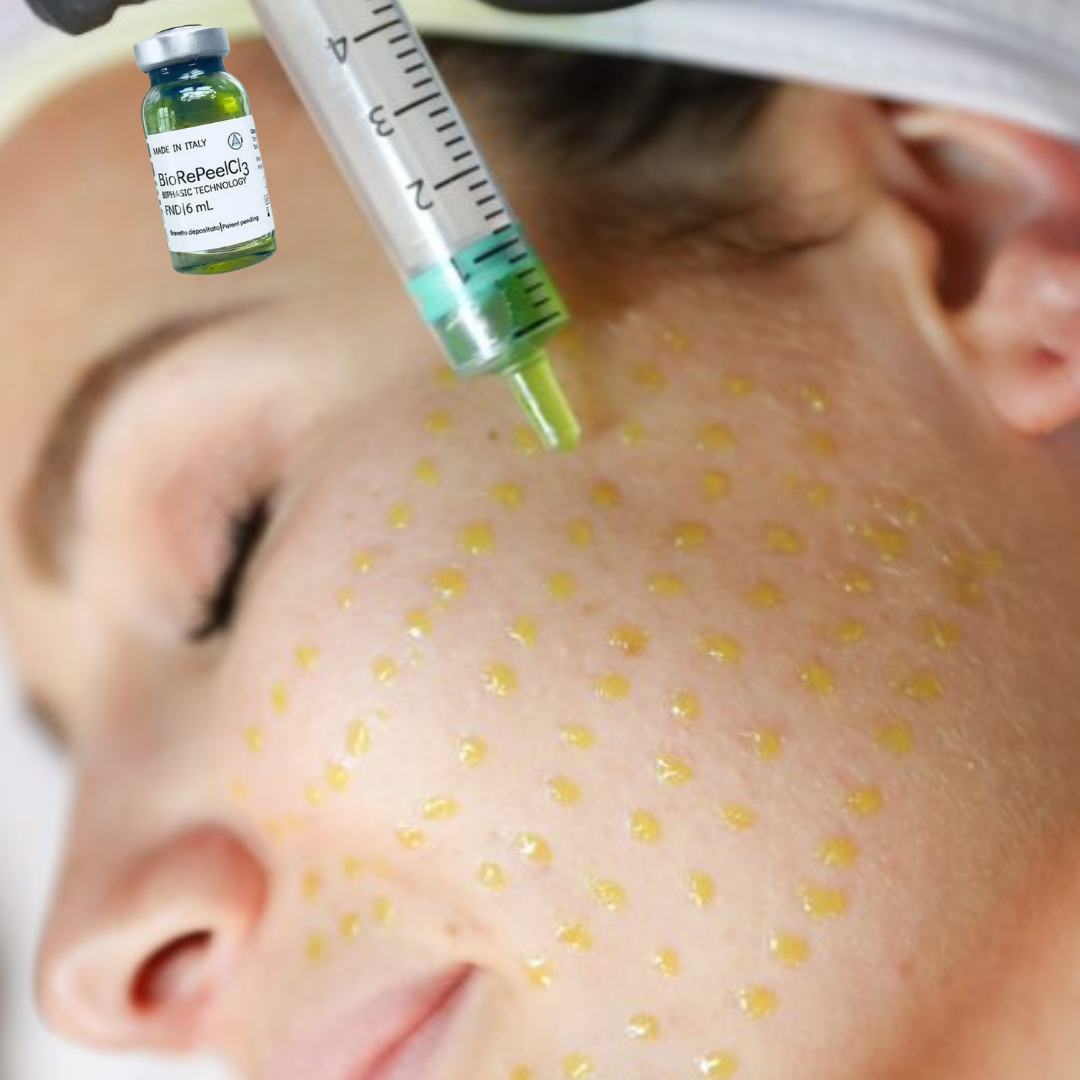 Serene illustration of a relaxed Caucasian woman enjoying a luxury facial ritual.